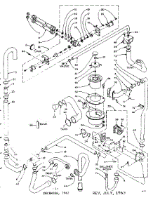 Water System parts for Kenmore Washer Dryer Combo 110.6110505 (1106110505, 110 6110505) from AppliancePartsPros.com