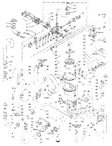 Water System parts for Kenmore Washer Dryer Combo 110.6110801 (1106110801, 110 6110801) from AppliancePartsPros.com