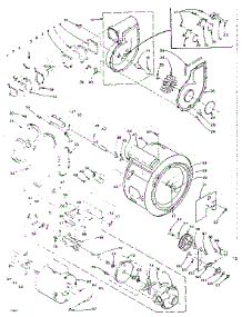 Blower, Cylinder, Pump And Motor parts for Kenmore Washer Dryer Combo 110.6110802 (1106110802, 110 6110802) from AppliancePartsPros.com