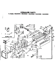 Icemaker Parts parts for Kenmore Refrigerator 106.8610981 (1068610981, 106 8610981) from AppliancePartsPros.com