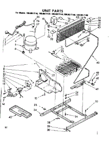 Unit Parts parts for Kenmore Refrigerator 106.8617110 (1068617110, 106 8617110) from AppliancePartsPros.com