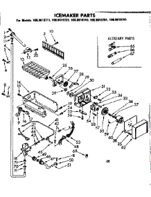 Icemaker Parts parts for Kenmore Refrigerator 106.8619741 (1068619741, 106 8619741) from AppliancePartsPros.com