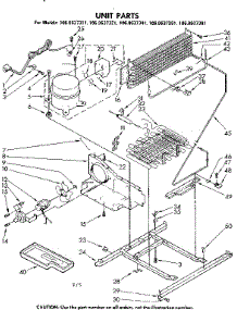 Unit Parts parts for Kenmore Refrigerator 106.8637321 (1068637321, 106 8637321) from AppliancePartsPros.com