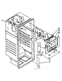 Liner Parts parts for Kenmore Refrigerator 106.8646320 (1068646320, 106 8646320) from AppliancePartsPros.com
