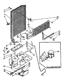 Unit Parts parts for Kenmore Refrigerator 106.8646320 (1068646320, 106 8646320) from AppliancePartsPros.com