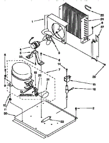Unit parts for Kenmore Ice Maker 106.86482690 (10686482690, 106 86482690) from AppliancePartsPros.com