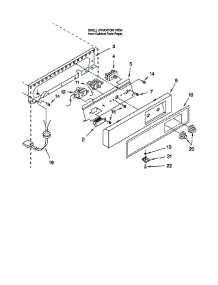 Escutcheon And Control parts for Kenmore Ice Maker 106.86482691 (10686482691, 106 86482691) from AppliancePartsPros.com