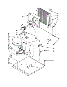 Unit parts for Kenmore Ice Maker 106.86482691 (10686482691, 106 86482691) from AppliancePartsPros.com