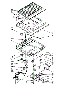 Compartment Separator And Control Parts parts for Kenmore Refrigerator 106.8648350 (1068648350, 106 8648350) from AppliancePartsPros.com