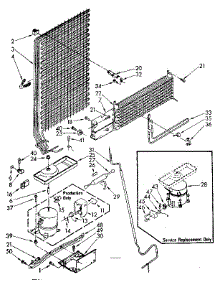Unit Parts parts for Kenmore Refrigerator 106.8648350 (1068648350, 106 8648350) from AppliancePartsPros.com