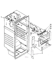 Liner Parts parts for Kenmore Refrigerator 106.8648350 (1068648350, 106 8648350) from AppliancePartsPros.com