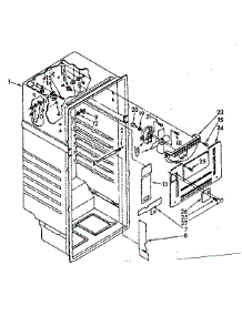 Liner Parts parts for Kenmore Refrigerator 106.8648410 (1068648410, 106 8648410) from AppliancePartsPros.com