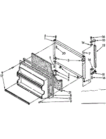 Freezer Door Parts parts for Kenmore Refrigerator 106.8648410 (1068648410, 106 8648410) from AppliancePartsPros.com