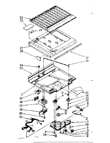 Compartment Separator parts for Kenmore Refrigerator 106.8648475 (1068648475, 106 8648475) from AppliancePartsPros.com