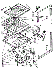 Compartment Separator And Control Parts parts for Kenmore Refrigerator 106.8648571 (1068648571, 106 8648571) from AppliancePartsPros.com