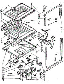 Compartment Separator And Control Parts parts for Kenmore Refrigerator 106.8648580 (1068648580, 106 8648580) from AppliancePartsPros.com