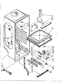 Liner Parts parts for Kenmore Refrigerator 106.8654060 (1068654060, 106 8654060) from AppliancePartsPros.com