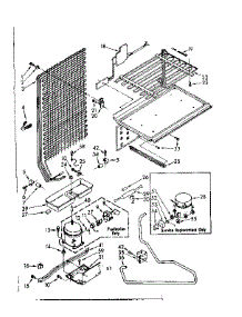 Unit Parts parts for Kenmore Refrigerator 106.8654060 (1068654060, 106 8654060) from AppliancePartsPros.com