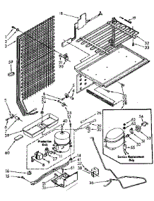 Unit Parts parts for Kenmore Refrigerator 106.8662181 (1068662181, 106 8662181) from AppliancePartsPros.com