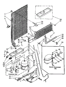 Unit Parts parts for Kenmore Refrigerator 106.8668135 (1068668135, 106 8668135) from AppliancePartsPros.com