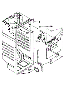 Liner Parts parts for Kenmore Refrigerator 106.8672230 (1068672230, 106 8672230) from AppliancePartsPros.com