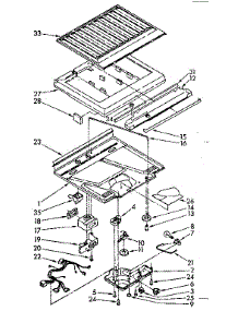 Compartment Separator Parts parts for Kenmore Refrigerator 106.8678495 (1068678495, 106 8678495) from AppliancePartsPros.com