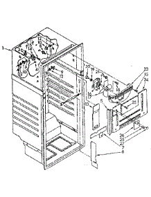 Liner Parts parts for Kenmore Refrigerator 106.8678495 (1068678495, 106 8678495) from AppliancePartsPros.com