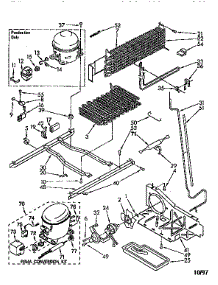 Unit Parts parts for Kenmore Refrigerator 106.8680680 (1068680680, 106 8680680) from AppliancePartsPros.com