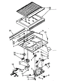 Compartment Separator Parts parts for Kenmore Refrigerator 106.8680680 (1068680680, 106 8680680) from AppliancePartsPros.com