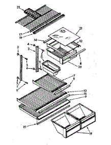 Shelf Parts parts for Kenmore Refrigerator 106.8690363 (1068690363, 106 8690363) from AppliancePartsPros.com