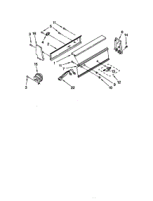 Console Panel parts for Kenmore Washer 110.20112000 (11020112000, 110 20112000) from AppliancePartsPros.com