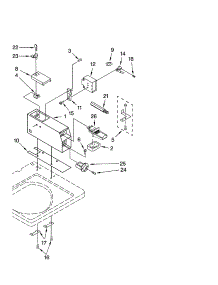 Meter Case Parts parts for Kenmore Washer 110.2011200A (1102011200A, 110 2011200A) from AppliancePartsPros.com