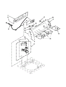 Controls And Water Inlet Parts parts for Kenmore Washer 110.20112310 (11020112310, 110 20112310) from AppliancePartsPros.com