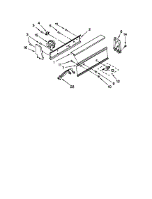 Console Panel parts for Kenmore Washer 110.20132000 (11020132000, 110 20132000) from AppliancePartsPros.com