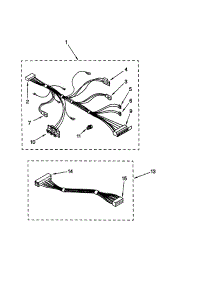 Wiring Harness parts for Kenmore Washer 110.20172000 (11020172000, 110 20172000) from AppliancePartsPros.com