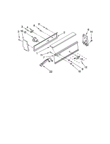 Console Panel Parts parts for Kenmore Washer 110.20172001 (11020172001, 110 20172001) from AppliancePartsPros.com