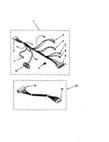 Wiring Harness parts for Kenmore Washer 110.20272000 (11020272000, 110 20272000) from AppliancePartsPros.com