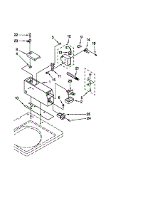 Meter Case parts for Kenmore Washer 110.20272000 (11020272000, 110 20272000) from AppliancePartsPros.com