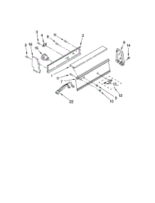 Console Panel Parts parts for Kenmore Washer 110.20272001 (11020272001, 110 20272001) from AppliancePartsPros.com