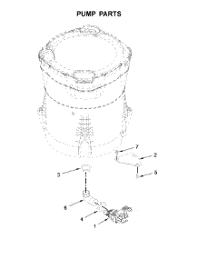 Pump Parts parts for Kenmore Washer 110.20372711 (11020372711, 110 20372711) from AppliancePartsPros.com