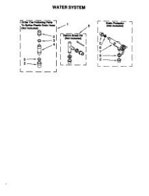 Water System parts for Kenmore Washer 110.20412990 (11020412990, 110 20412990) from AppliancePartsPros.com