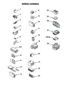 Wire Harness parts for Kenmore Washer 110.20442990 (11020442990, 110 20442990) from AppliancePartsPros.com