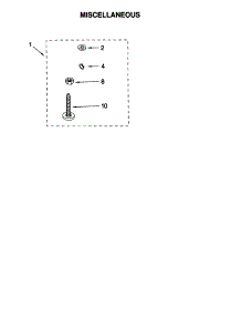 Miscellaneous parts for Kenmore Washer 110.20442990 (11020442990, 110 20442990) from AppliancePartsPros.com