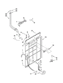 Rear Panel Parts parts for Kenmore Washer 110.20522900 (11020522900, 110 20522900) from AppliancePartsPros.com