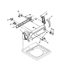 Control Panel parts for Kenmore Washer 110.20602991 (11020602991, 110 20602991) from AppliancePartsPros.com