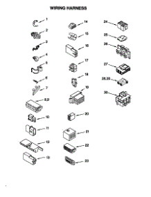 Wiring Harness parts for Kenmore Washer 110.20612991 (11020612991, 110 20612991) from AppliancePartsPros.com