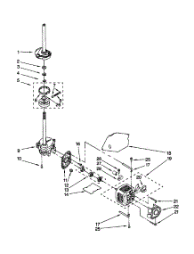 Brake / Clutch / Gearcase / Motor / Pump parts for Kenmore Washer 110.20622990 (11020622990, 110 20622990) from AppliancePartsPros.com