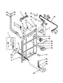 Rear Panel parts for Kenmore Washer 110.20622990 (11020622990, 110 20622990) from AppliancePartsPros.com
