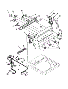 Control Panel parts for Kenmore Washer 110.20912991 (11020912991, 110 20912991) from AppliancePartsPros.com