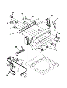 Control Panel parts for Kenmore Washer 110.20936992 (11020936992, 110 20936992) from AppliancePartsPros.com